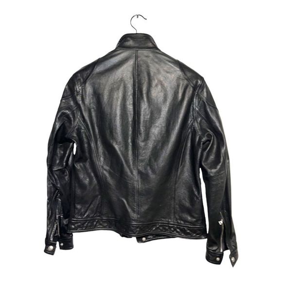 Vince leather motorcycle jacket size L. - Picture 2 of 8